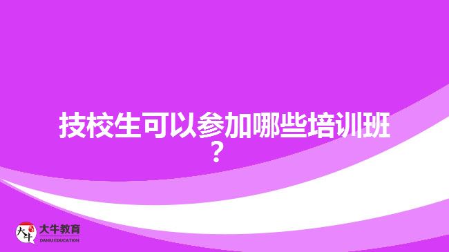 技校生可以參加哪些培訓班？