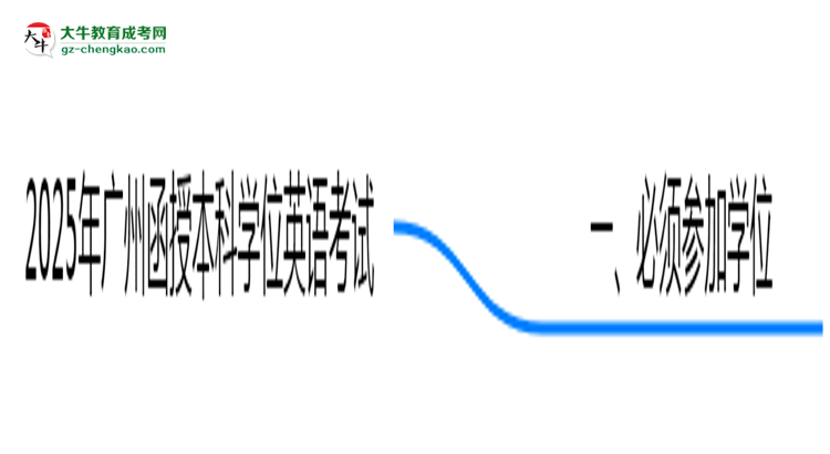 2025年廣州函授本科學(xué)位英語必考嗎？替代方案思維導(dǎo)圖