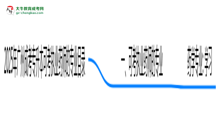 2025年廣州成考專升本可考執(zhí)業(yè)藥師的專業(yè)目錄思維導(dǎo)圖