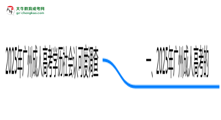 2025年廣州成人高考學(xué)歷社會(huì)認(rèn)可度調(diào)查報(bào)告思維導(dǎo)圖