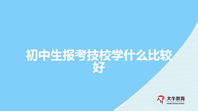 初中生報考技校學(xué)什么比較好