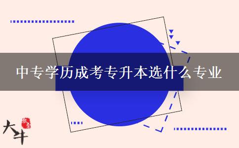 中專學(xué)歷成考專升本選什么專業(yè) 中專學(xué)歷成考專升本選什么專業(yè)