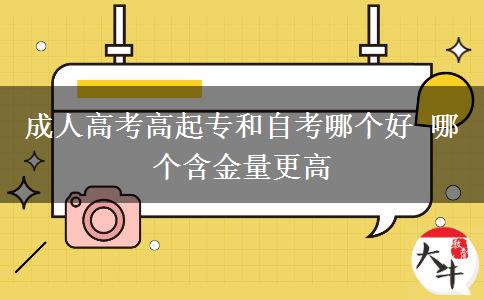 成人高考高起專和自考哪個(gè)好。</div>
                    <div   class=