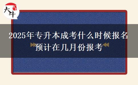 2025年專升本成考什么時(shí)候報(bào)名 預(yù)計(jì)在幾月份報(bào)考